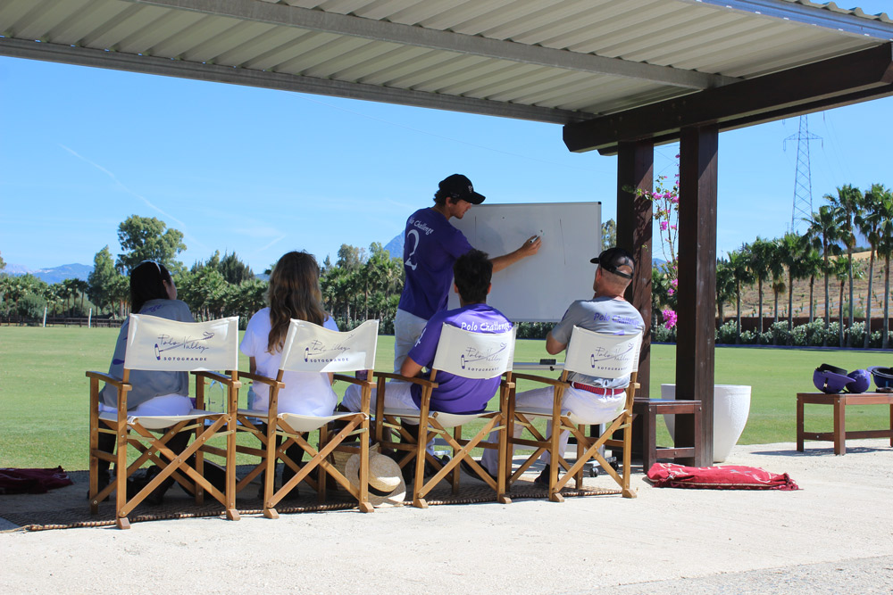 a theory session on the polo challenge